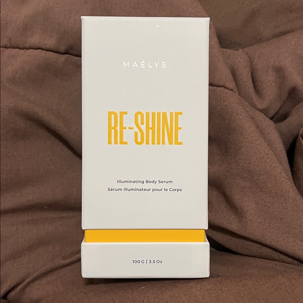 •2/3• Maëlys RE-SHINE Illuminating Body Serum 3.5 100G •Brand New Sealed In Box•